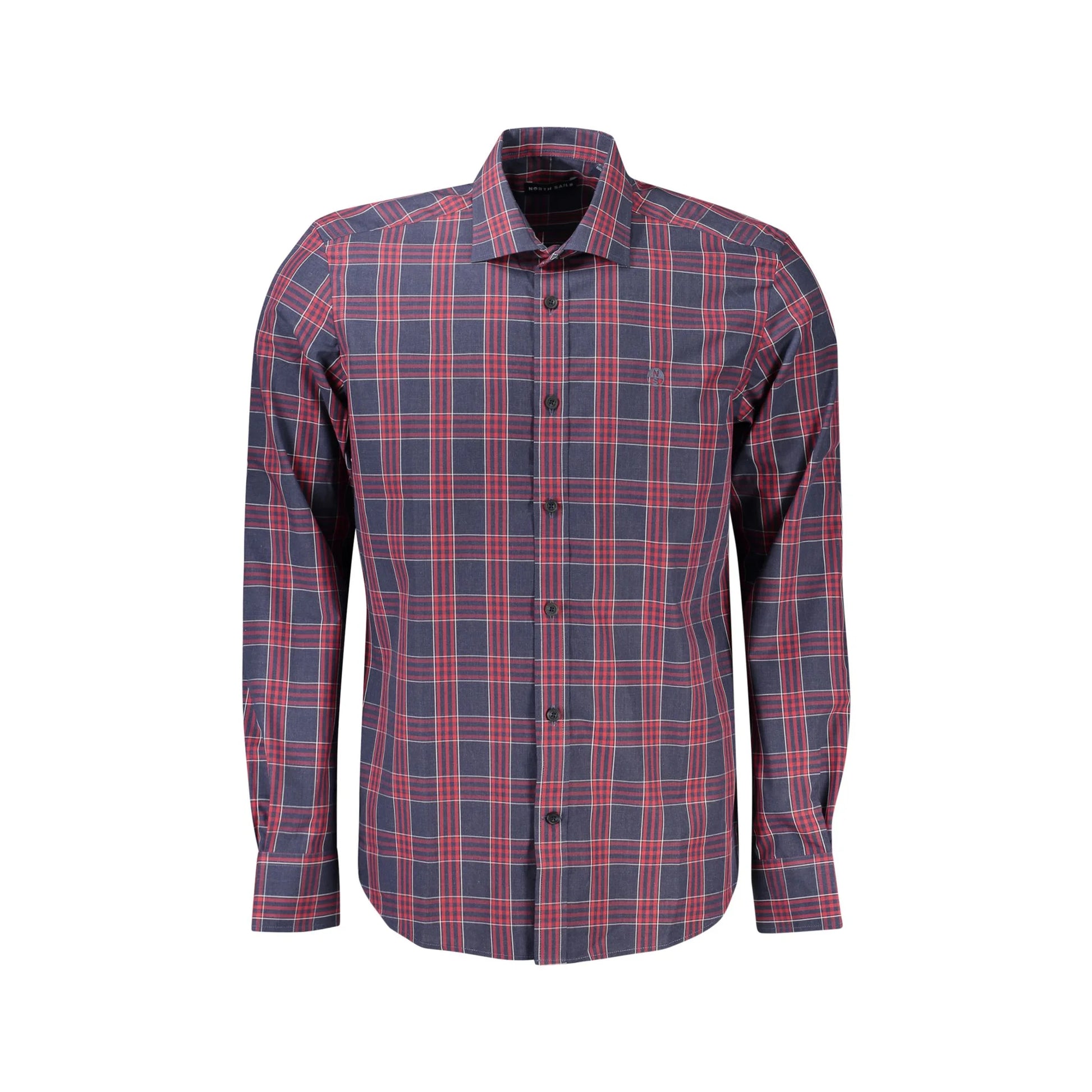 North Sails Camicia Maniche Lunghe Uomo Blu Ricamo Camicie - foto prodotto