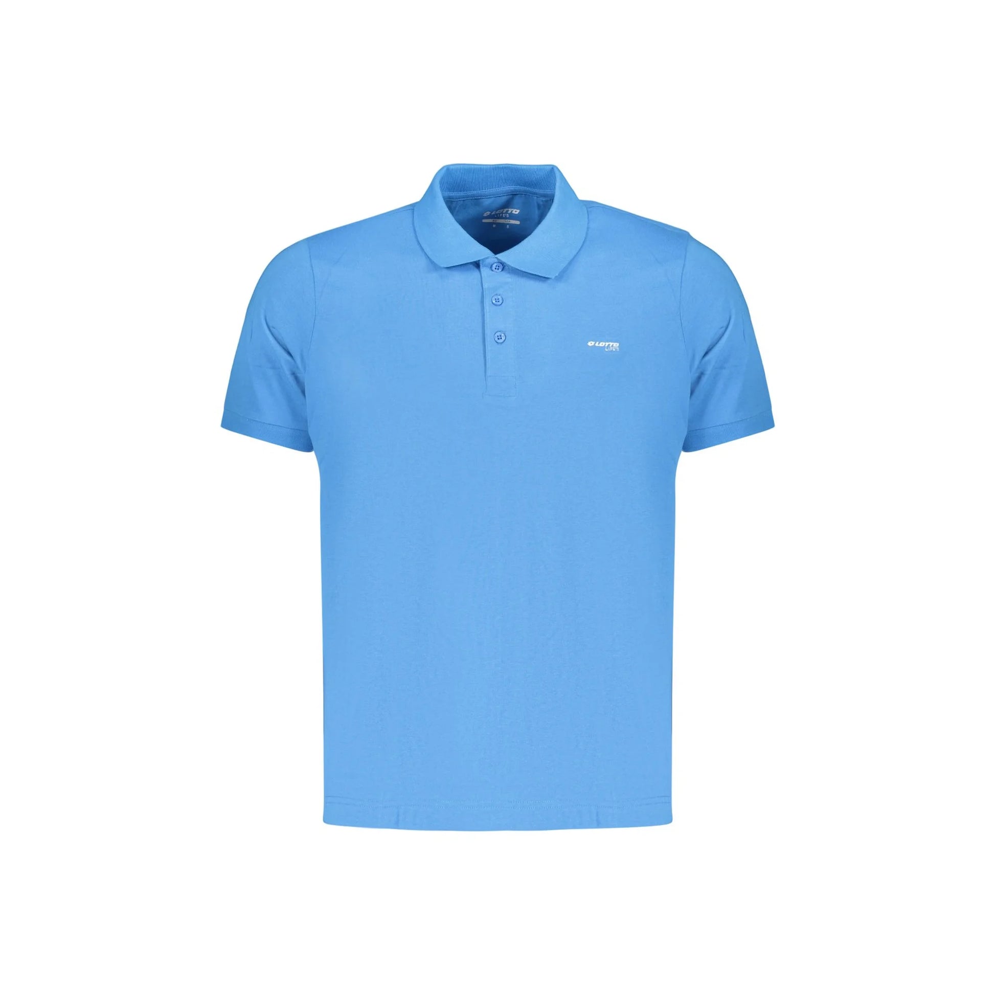 LOTTO POLO MANICHE CORTE UOMO AZZURRO