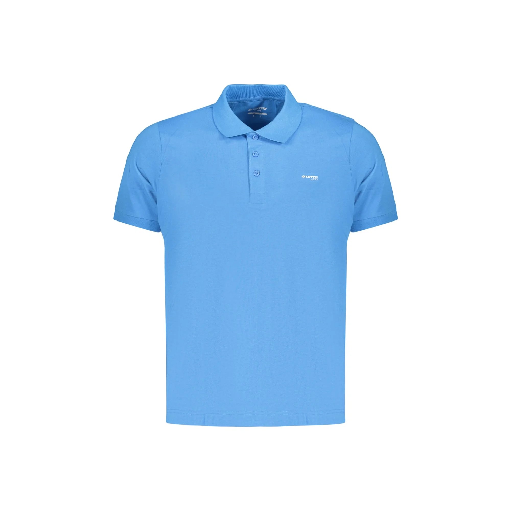 LOTTO POLO MANICHE CORTE UOMO AZZURRO