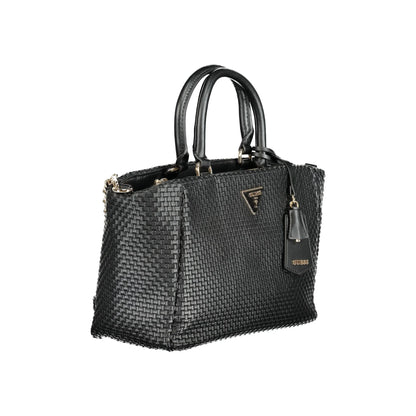 Guess Jeans Borsa a Tracolla Donna Nera Logo Borse nero - vista 3
