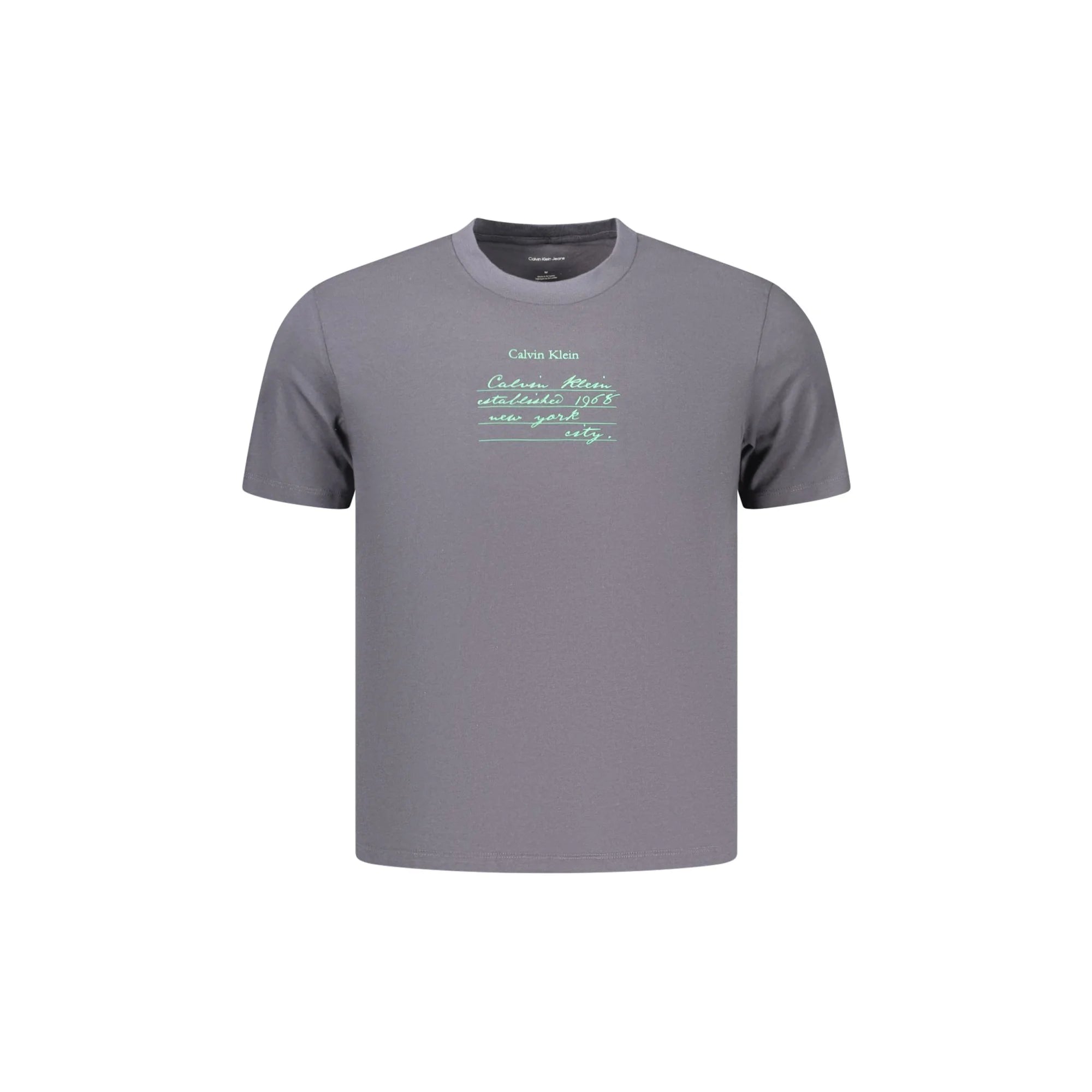 CALVIN KLEIN T-SHIRT MANICHE CORTE UOMO GRIGIO