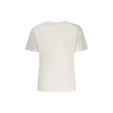 Pepe Jeans T-Shirt Maniche Corte Donna Bianca Stampa Logo bianco - vista 2