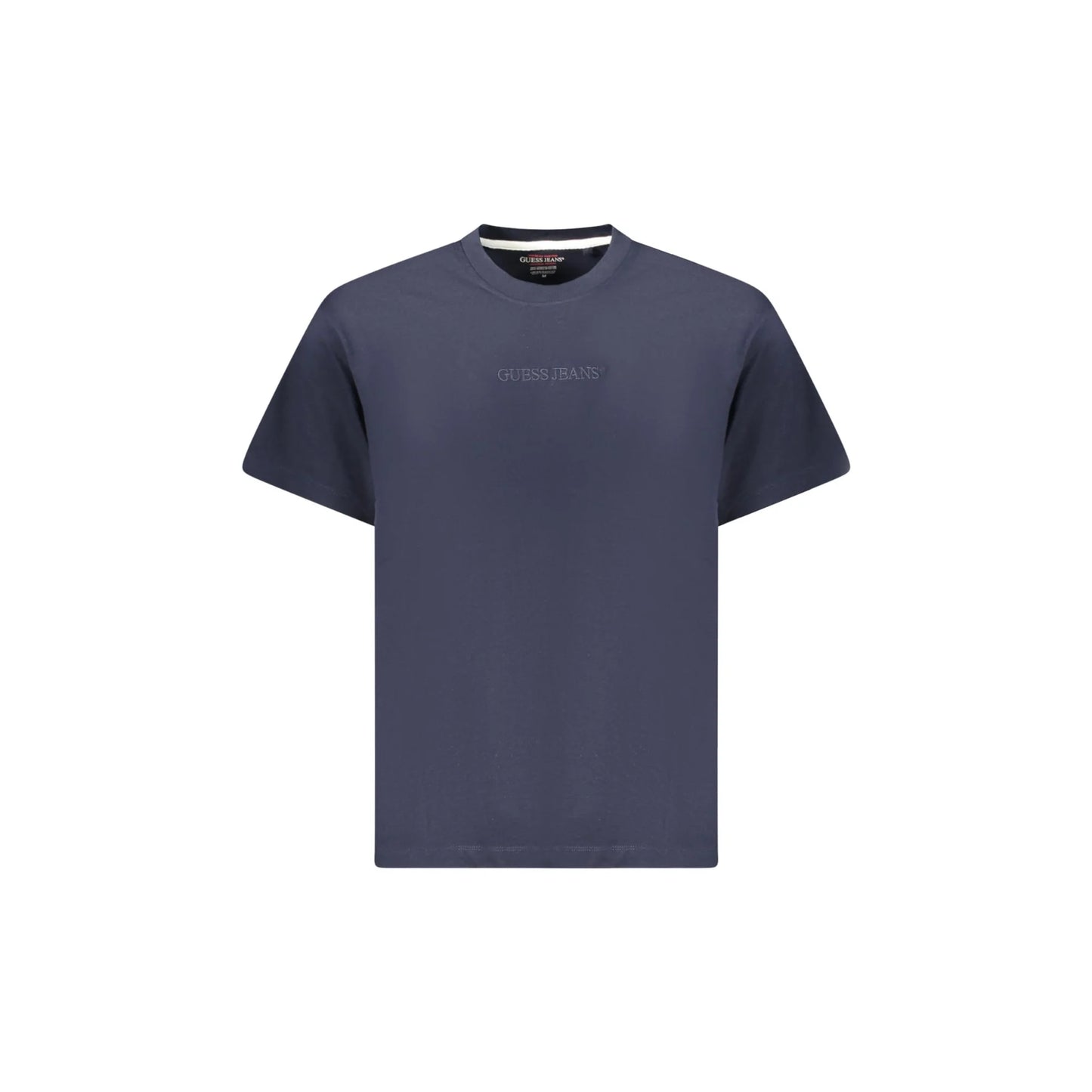 Guess Jeans T-Shirt Maniche Corte Uomo Blu Ricamo - foto prodotto