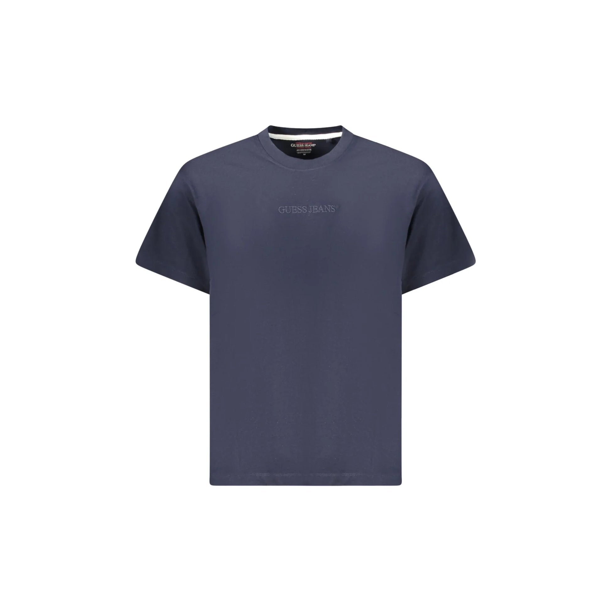 Guess Jeans T-Shirt Maniche Corte Uomo Blu Ricamo - foto prodotto