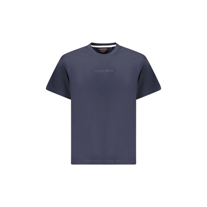 Guess Jeans T-Shirt Maniche Corte Uomo Blu Ricamo - foto prodotto