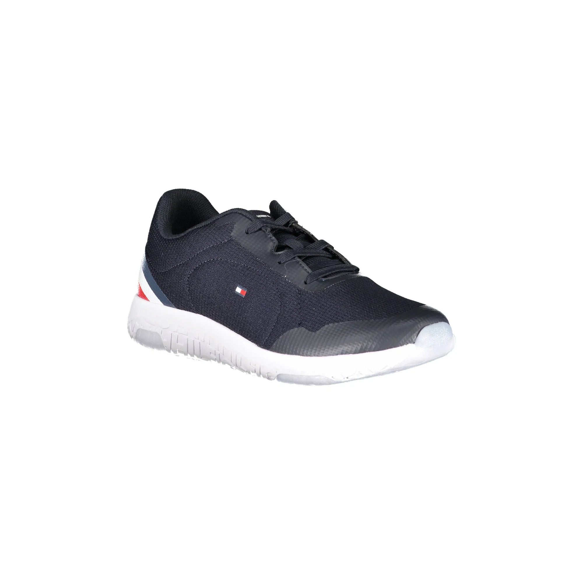 TOMMY HILFIGER Scarpe Sneakers Uomo Blu con Lacci e Logo - vista 2