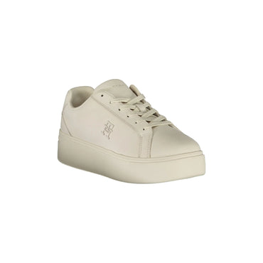 TOMMY HILFIGER Scarpe Sneakers Donna Bianche con Lacci e Logo bianco - vista 2