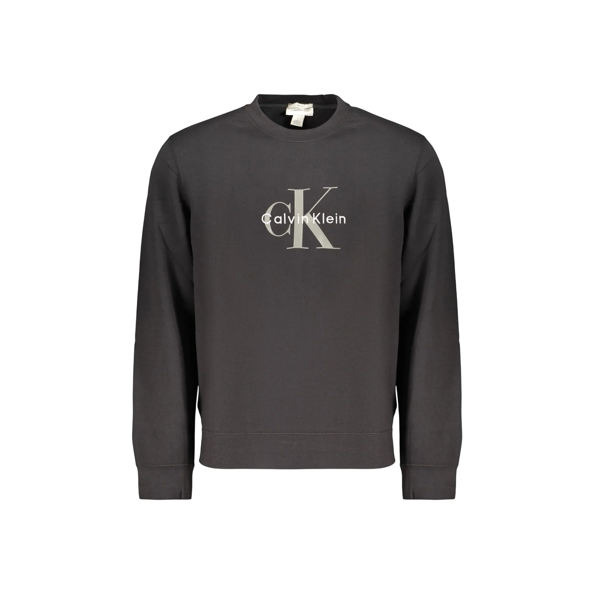 CALVIN KLEIN FELPA SENZA ZIP UOMO NERO