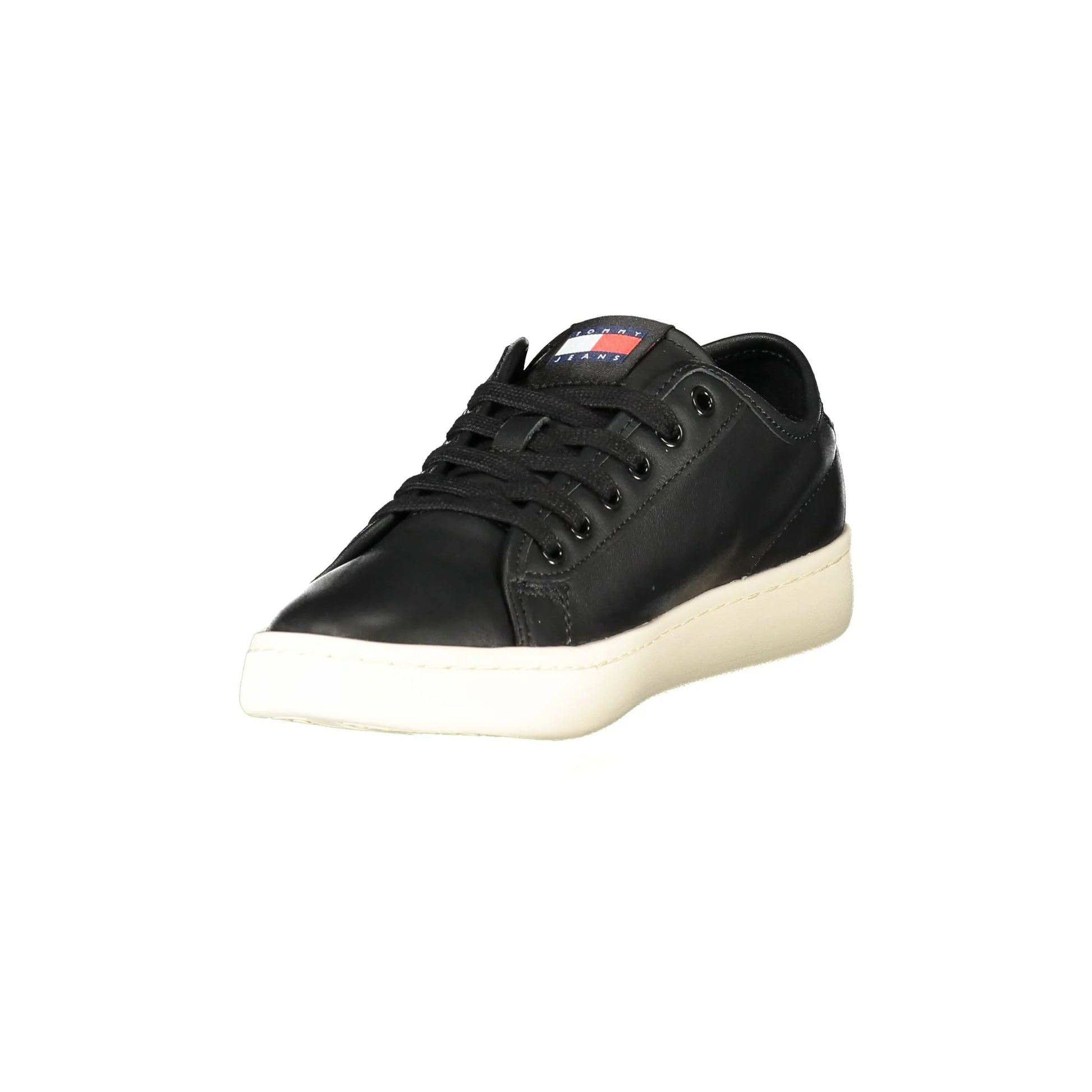 TOMMY HILFIGER Sneakers Donna Nere con Lacci e Dettagli a Contrasto nero - vista 3