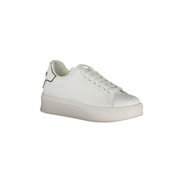 GAELLE PARIS Scarpe Sneakers Donna Bianche con Doppio Laccio Logato bianco - vista 2