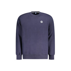 North Sails Felpa Uomo Blu Girocollo in Cotone
