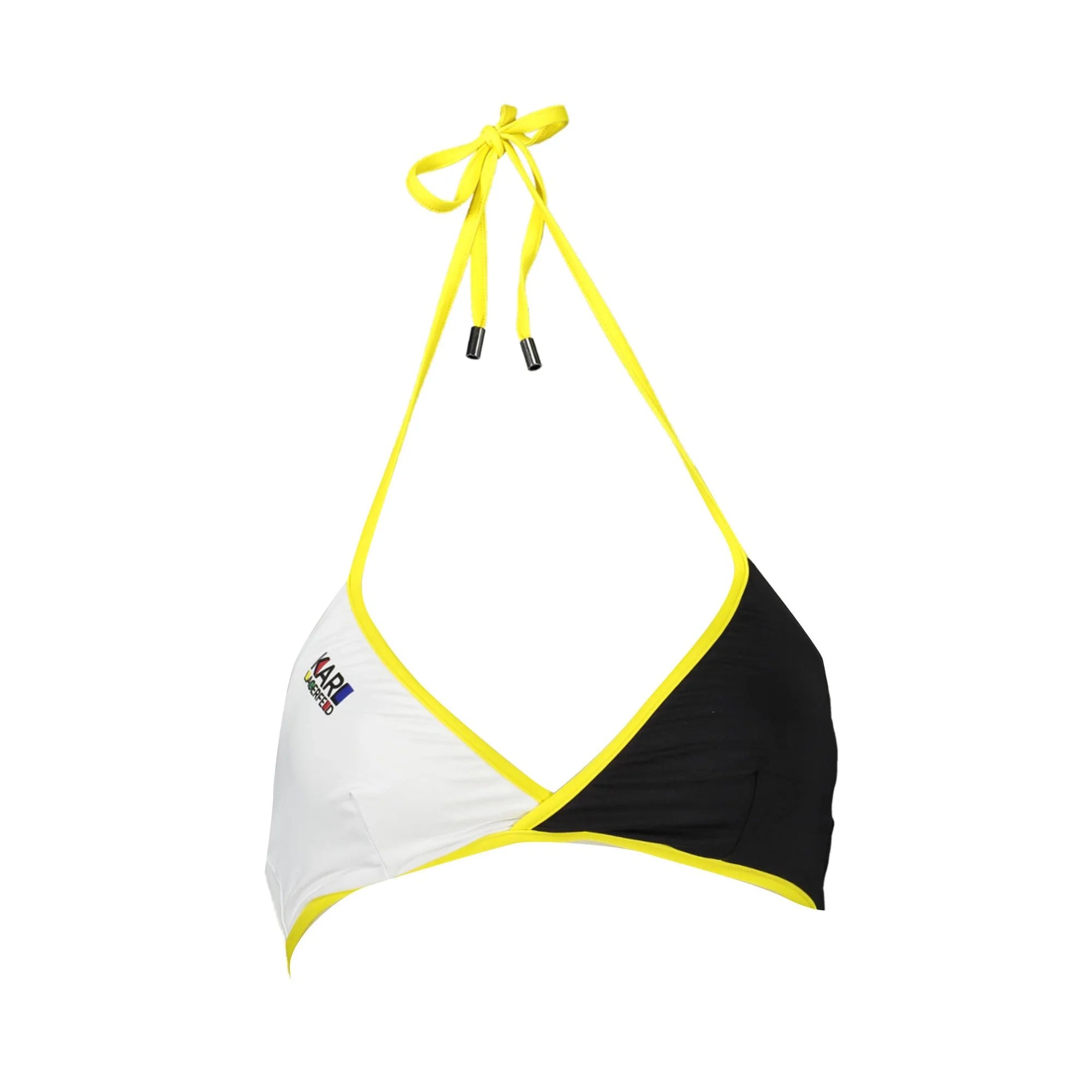 Karl Lagerfeld Beachwear Costume Mare Donna Nero Stampa Logo - foto prodotto