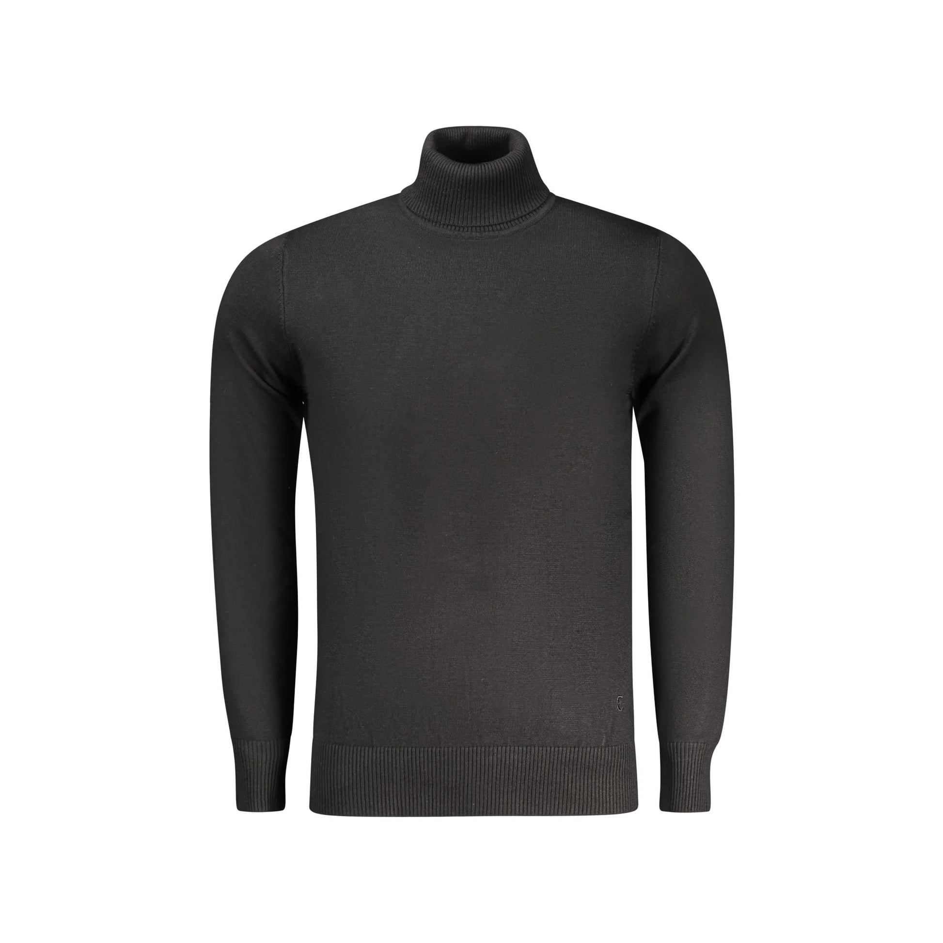 Coveri Moving Maglia Uomo Nera Ricamo Logo Maglie Nero - foto prodotto