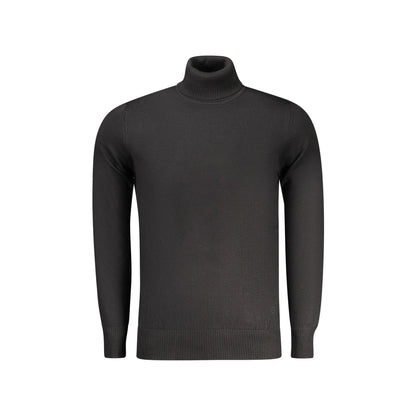 Coveri Moving Maglia Uomo Nera Ricamo Logo Maglie Nero - foto prodotto