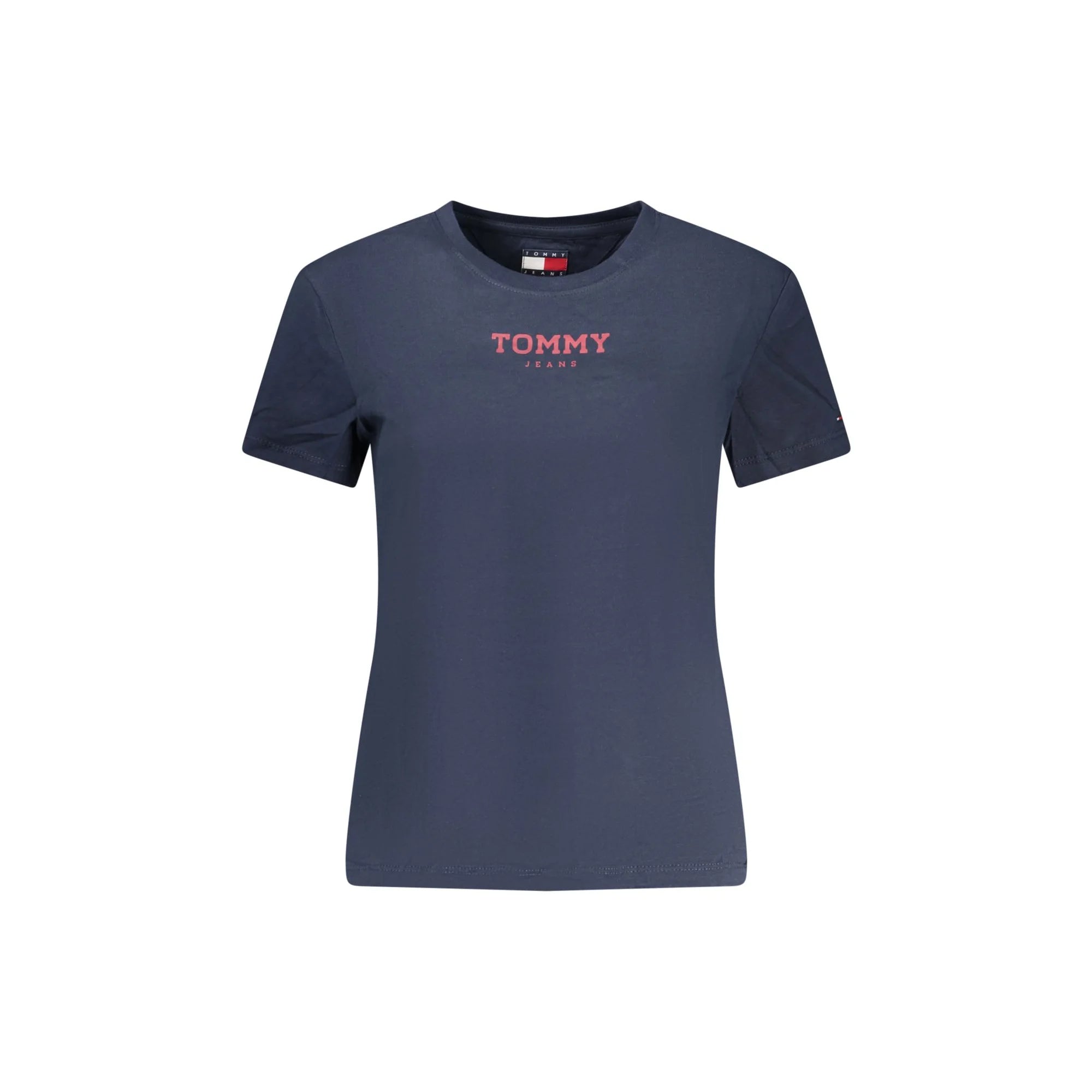 TOMMY HILFIGER T-SHIRT MANICHE CORTE DONNA BLU