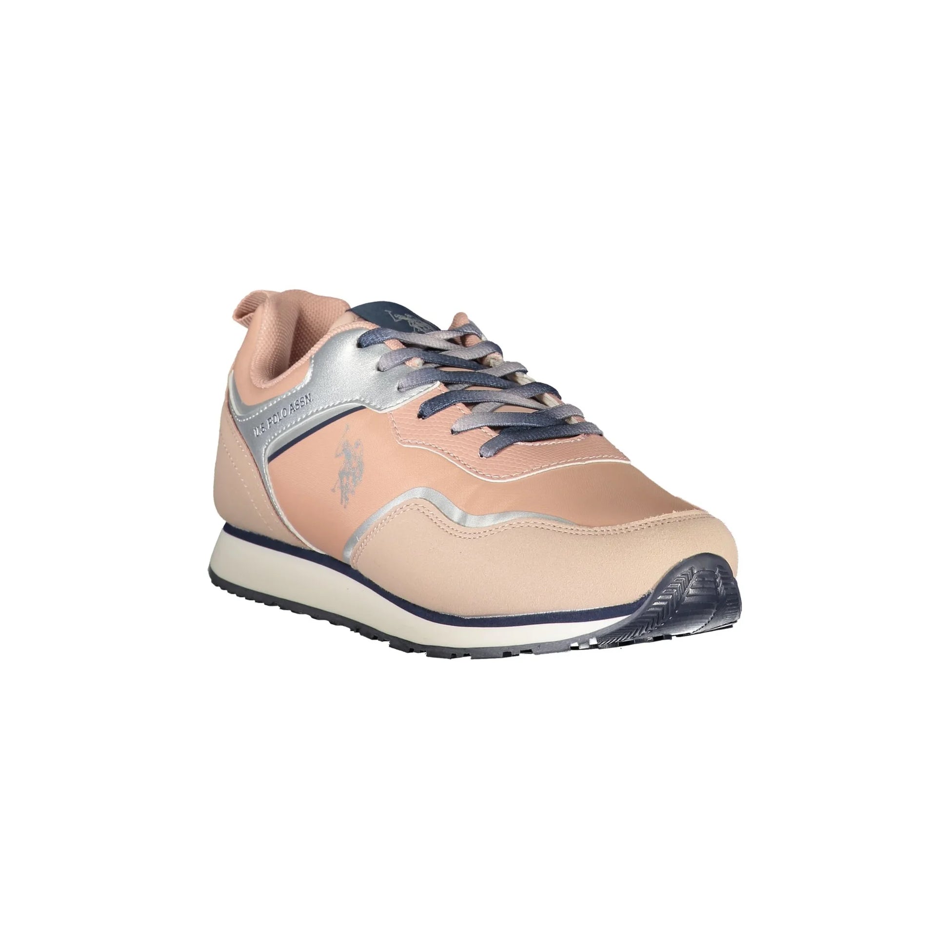 U.S. POLO ASSN. Scarpe Sneakers Donna Rosa con Dettagli a Contrasto - vista 2