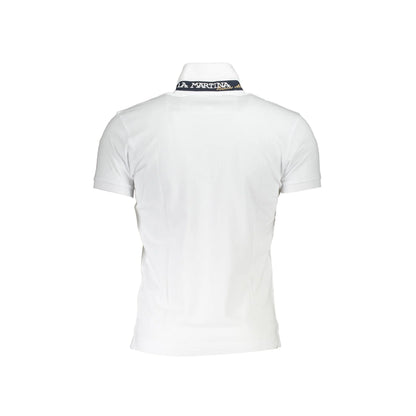 La Martina Polo Maniche Corte Uomo Bianca Ricamo bianco - vista 3