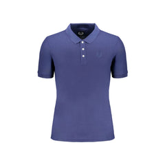 Gian Marco Venturi Polo Manga Corta Hombre Azul Bordado