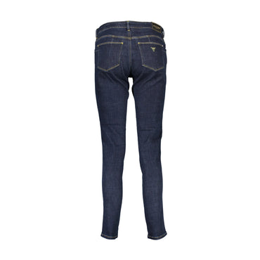 Guess Jeans Donna Blu Logo - vista 2