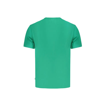Pepe Jeans T-Shirt Maniche Corte Uomo Verdi Stampa Logo - vista 2