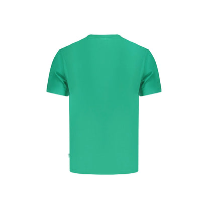 Pepe Jeans T-Shirt Maniche Corte Uomo Verdi Stampa Logo - vista 2