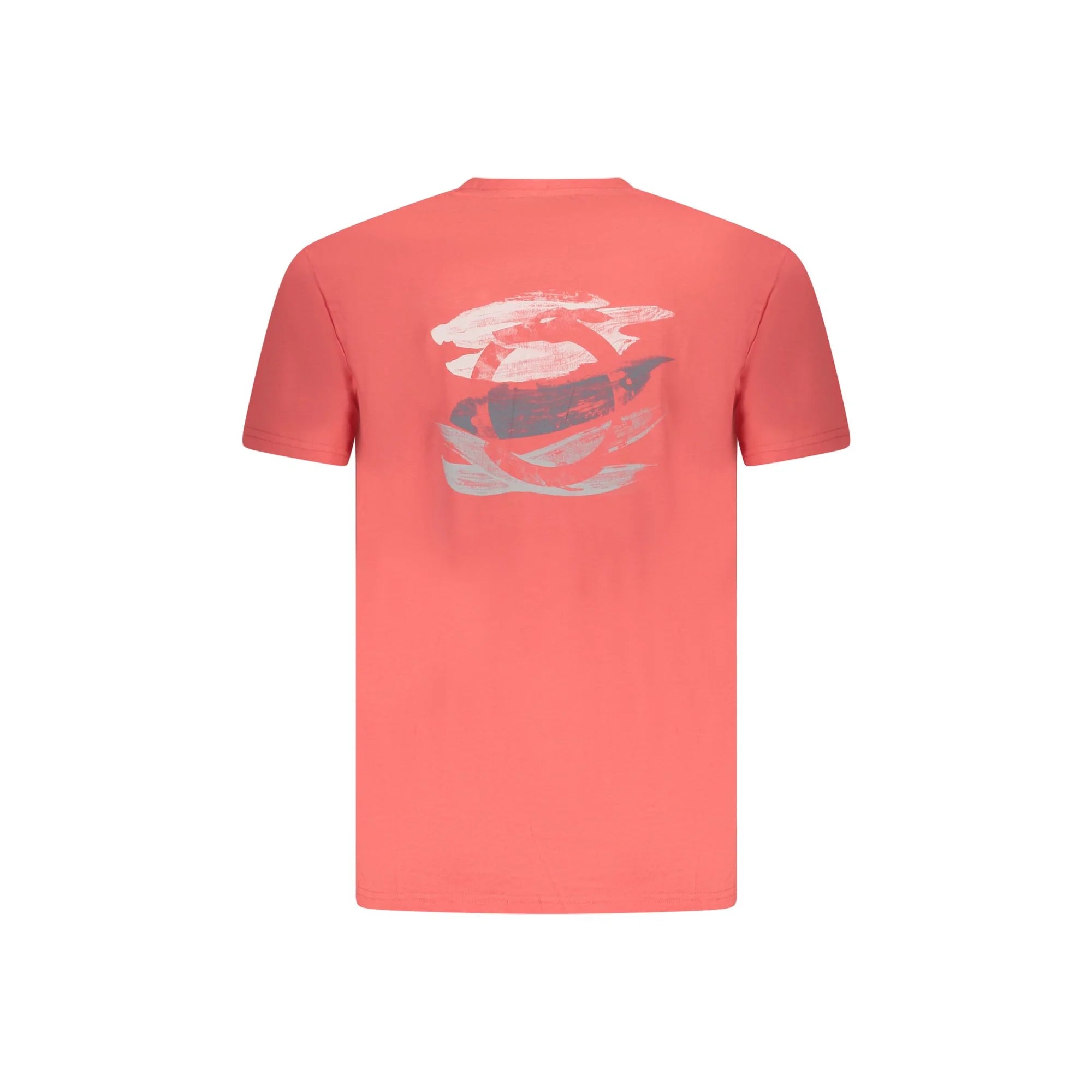 Trussardi T-Shirt Maniche Corte Uomo Rosa Stampa Logo - vista 2