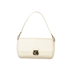 Coccinelle Borsa a Tracolla Pelle Donna Bianca Logo