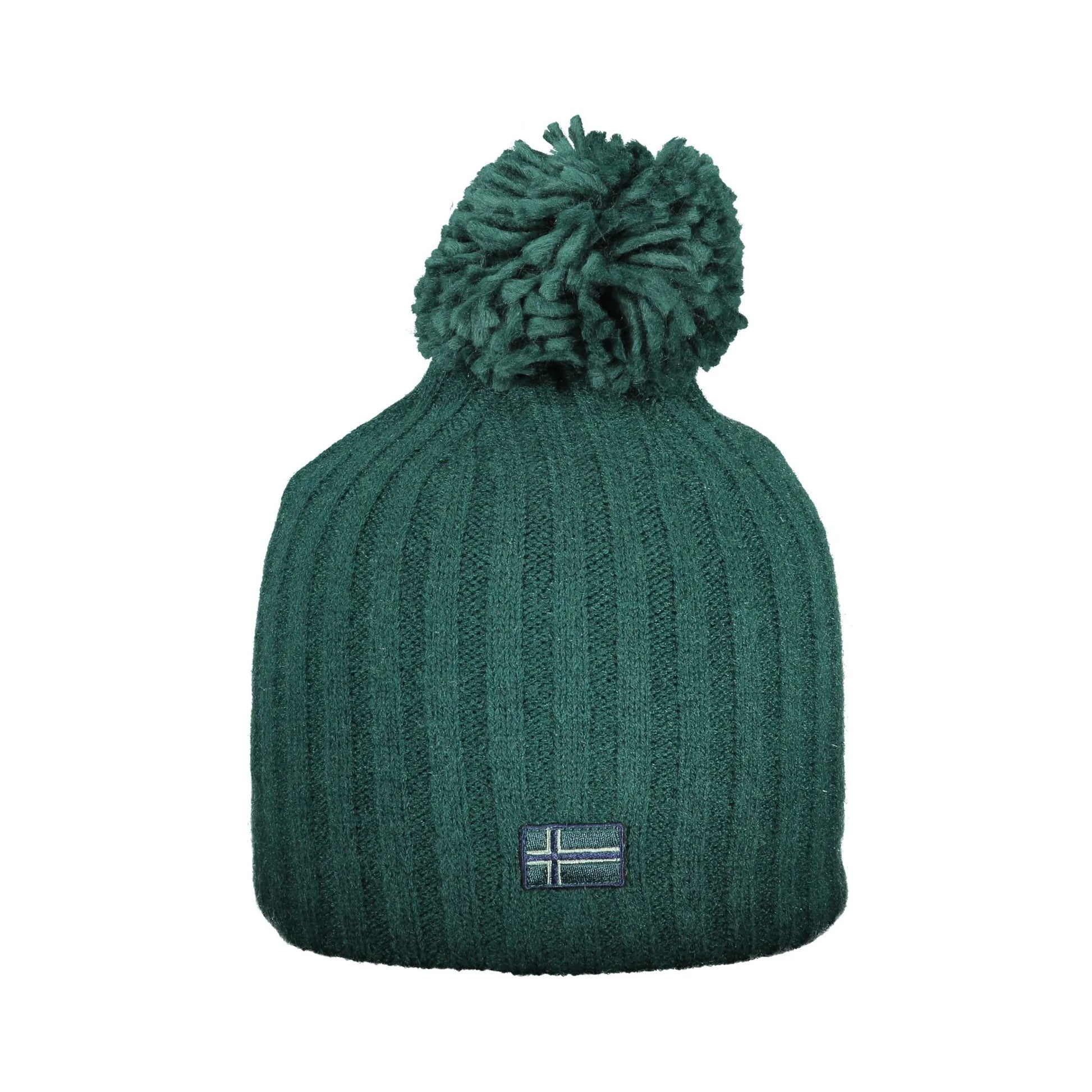 NORWAY 1963 Berretto Donna Verde con Pompon e Logo Cappelli - foto prodotto