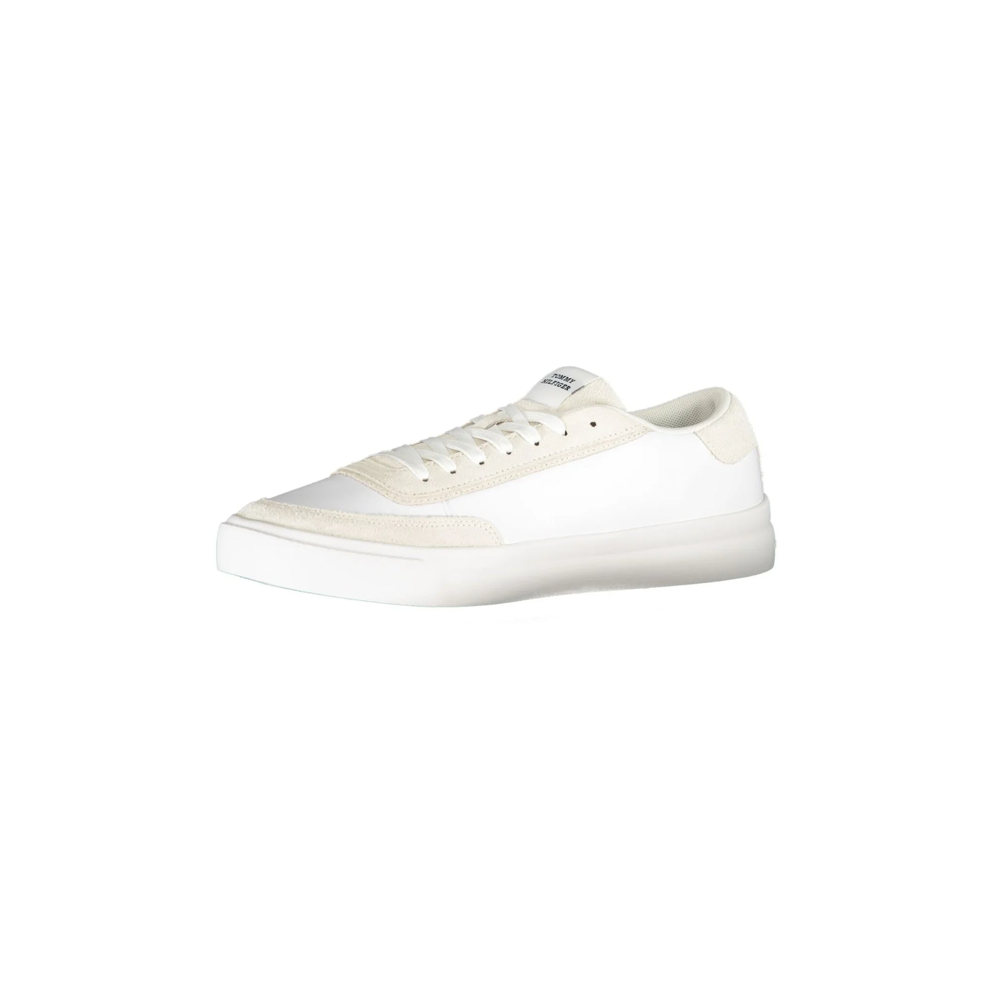 TOMMY HILFIGER Scarpe Sneakers Uomo Bianche con Dettagli a Contrasto bianco - vista 3