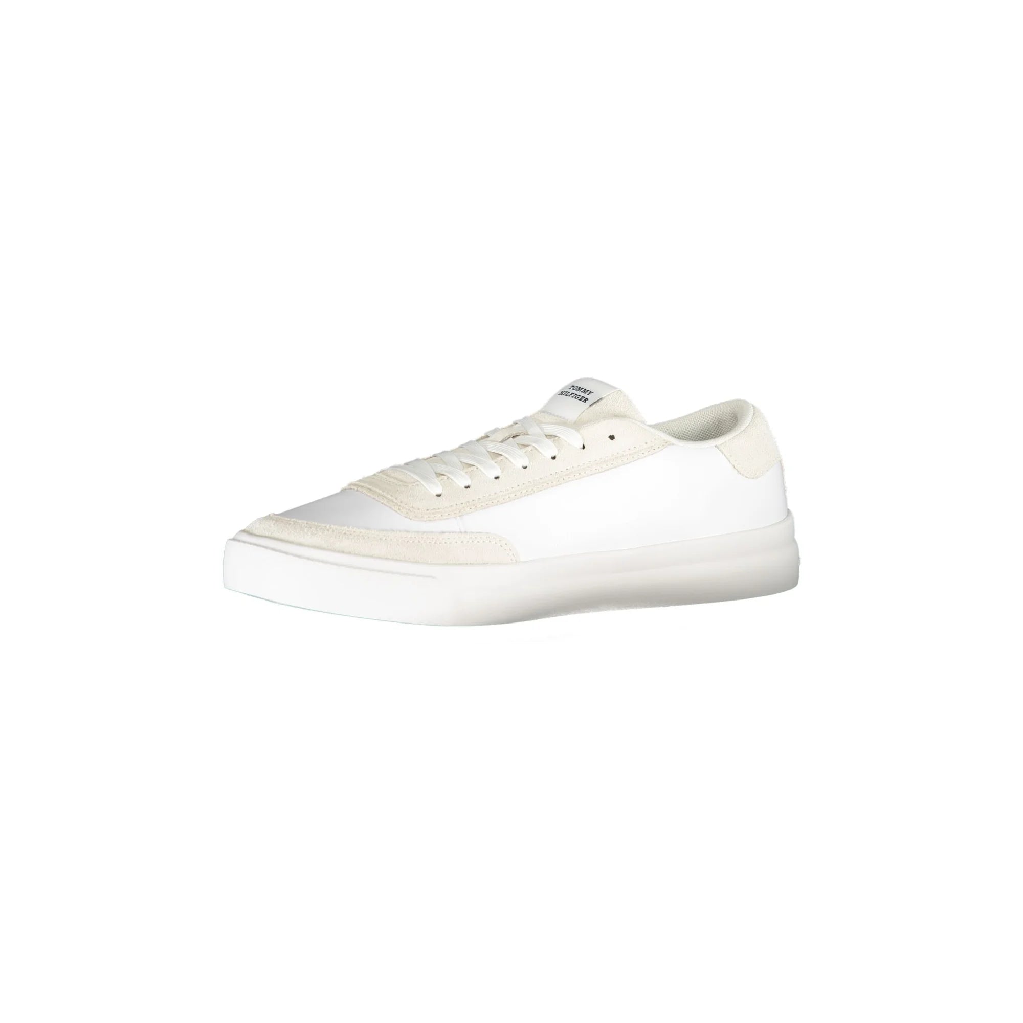 TOMMY HILFIGER Scarpe Sneakers Uomo Bianche con Dettagli a Contrasto bianco - vista 3