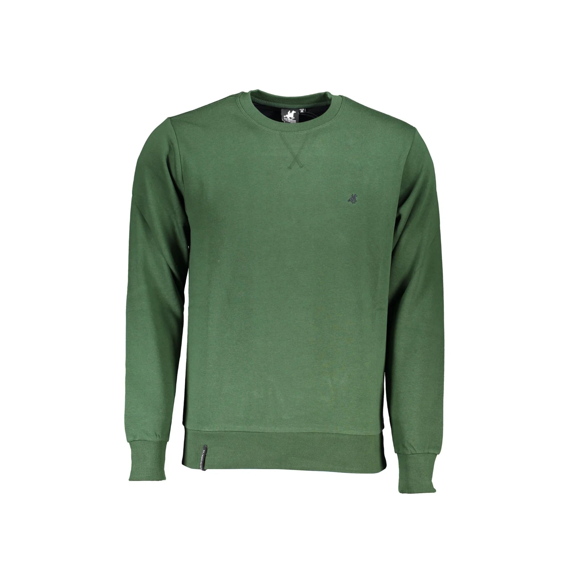 U.S. GRAND POLO FELPA SENZA ZIP UOMO VERDE