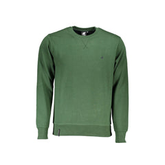 U.S. Grand Polo Felpa Maniche Lunghe Uomo Verde Ricamo