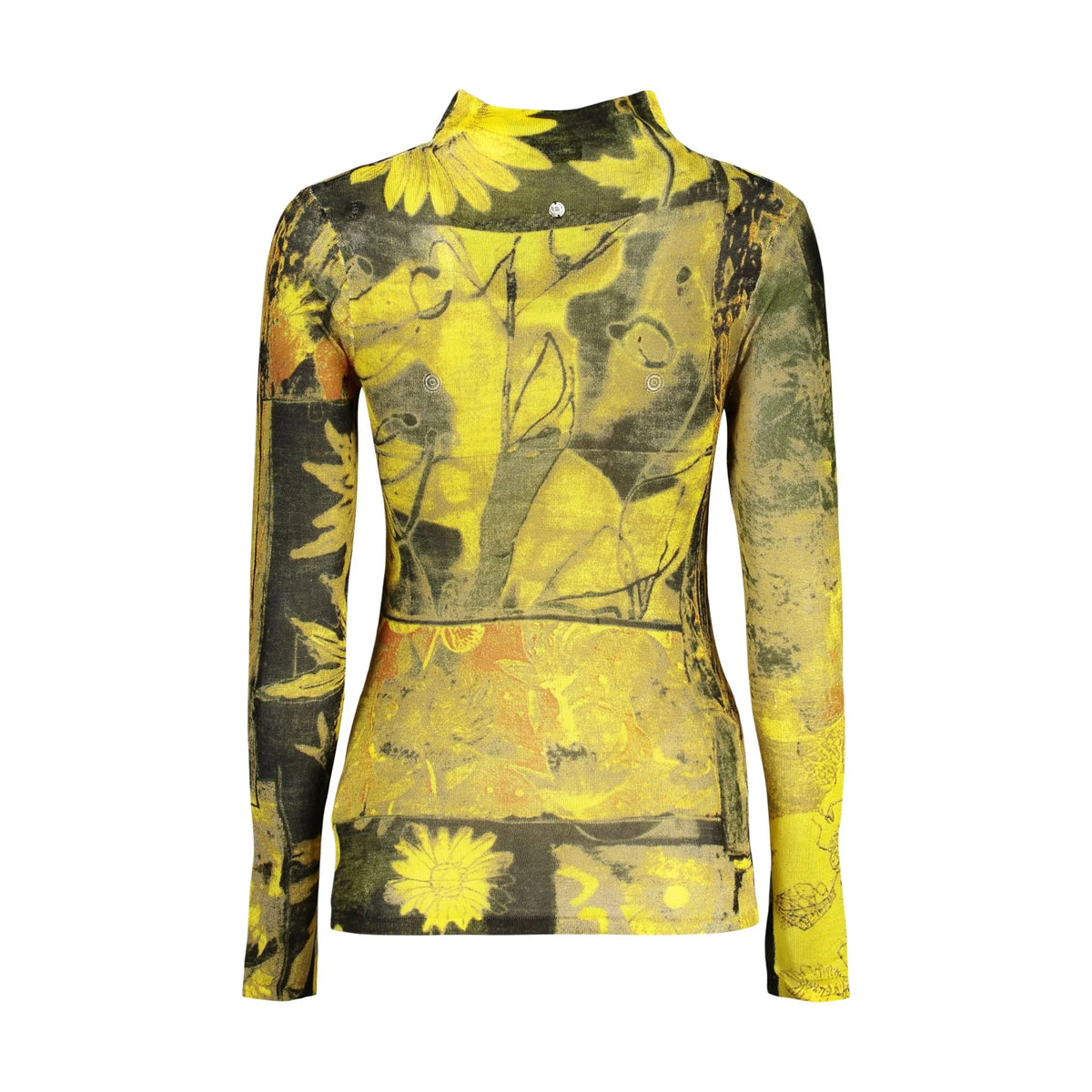 DESIGUAL MAGLIA DONNA GIALLO