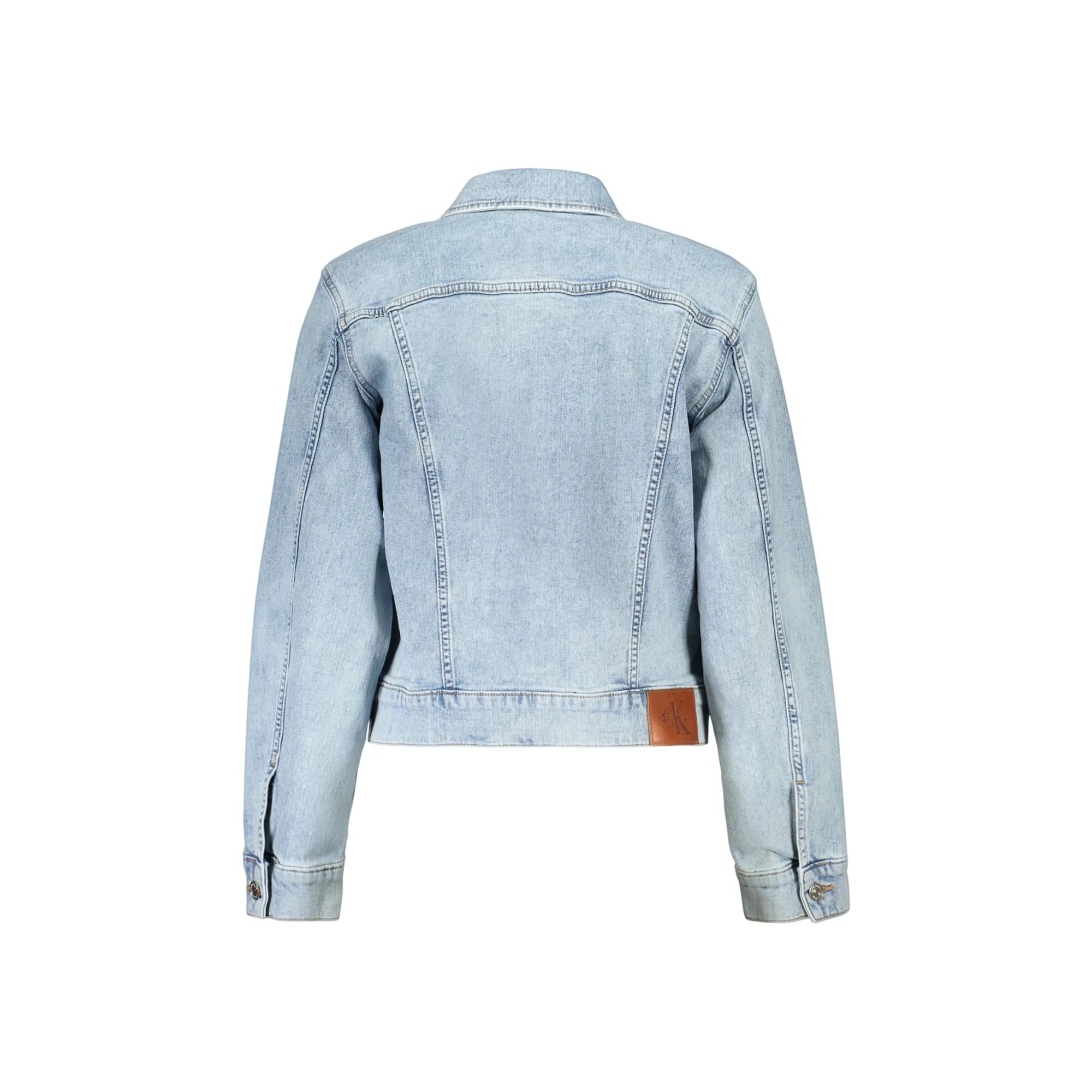 CALVIN KLEIN GIUBBOTTO IN JEANS DONNA AZZURRO