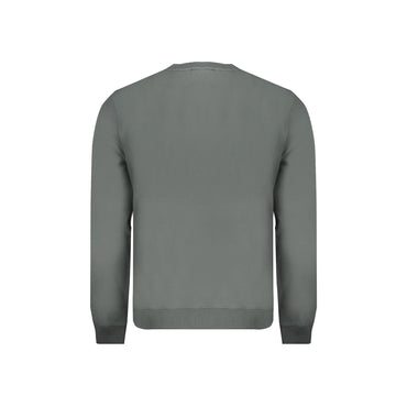 Napapijri Felpa Uomo Verde Girocollo Regular Fit Logo Felpe - vista 2
