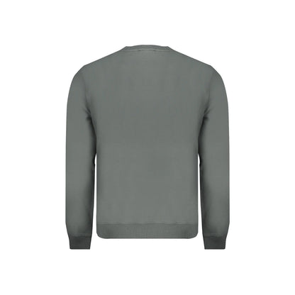 Napapijri Felpa Uomo Verde Girocollo Regular Fit Logo Felpe - vista 2