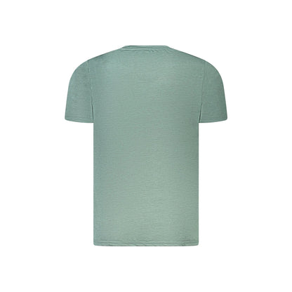 Norway 1963 T-Shirt Maniche Corte Uomo Verde Logo - vista 2
