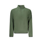 Norway 1963 Felpa Uomo Verde Mezza Zip Pile Applicazione Logo Felpe - foto prodotto