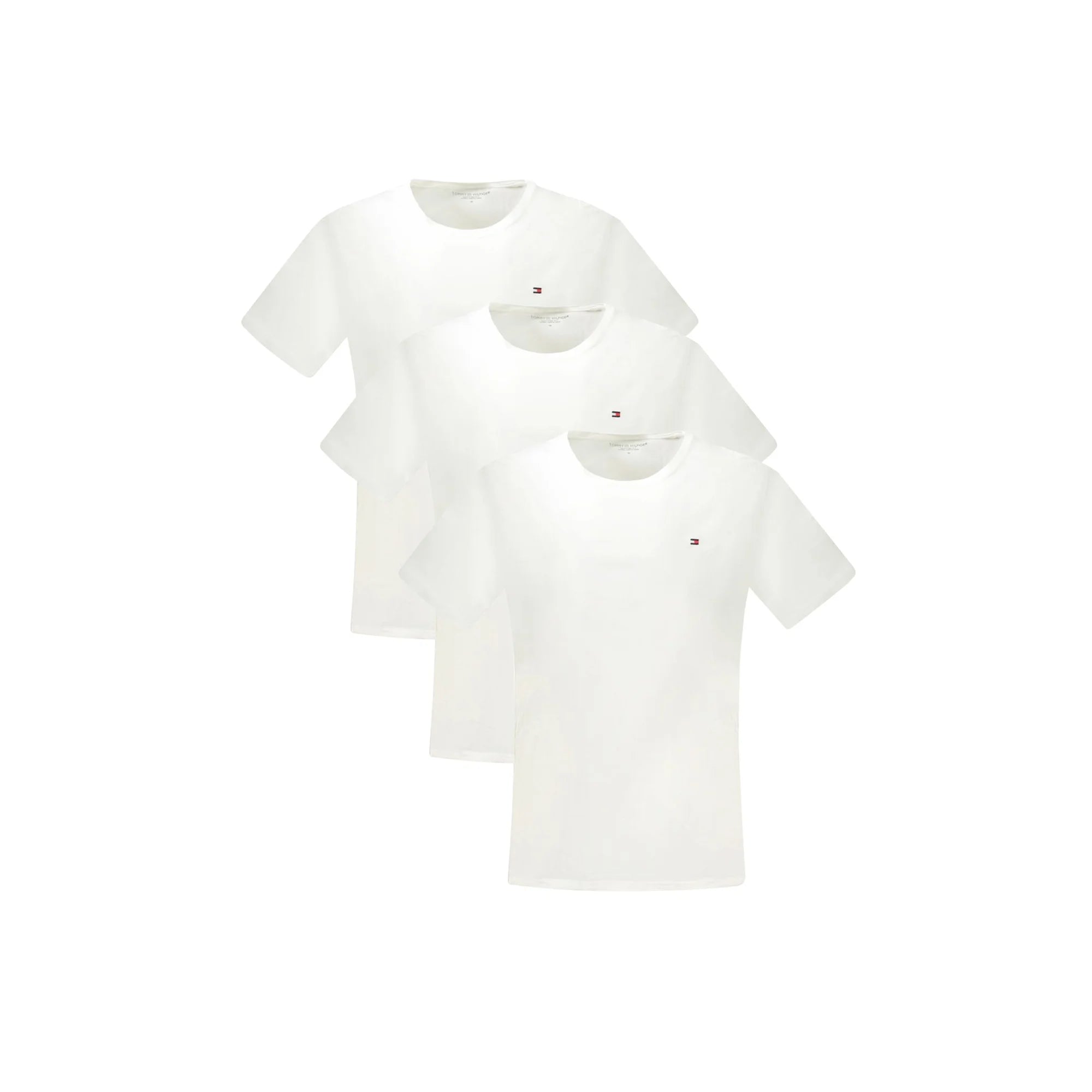 TOMMY HILFIGER T-SHIRT MANICHE CORTE UOMO BIANCO