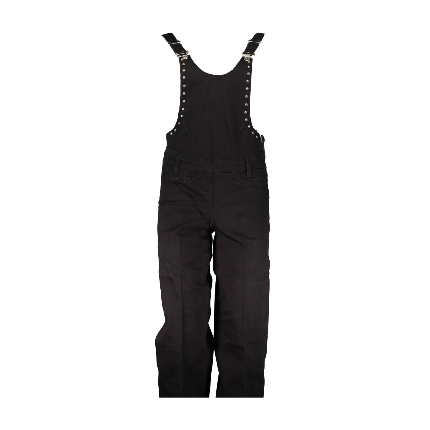Guess Jeans Pantaloni a Salopette Donna Nero Zip Laterale - foto prodotto