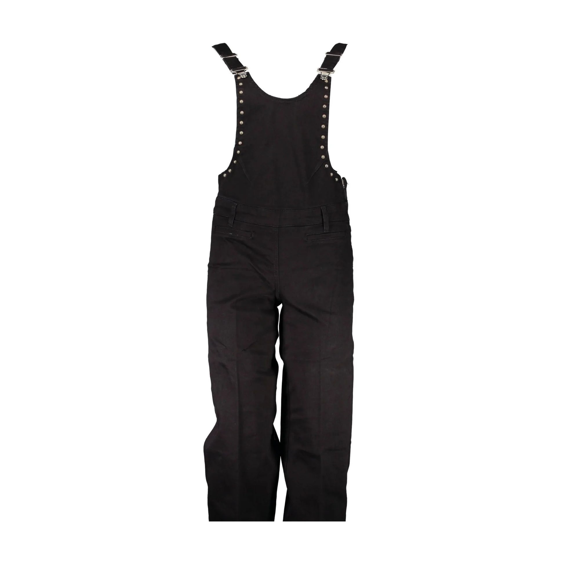 Guess Jeans Pantaloni a Salopette Donna Nero Zip Laterale - foto prodotto