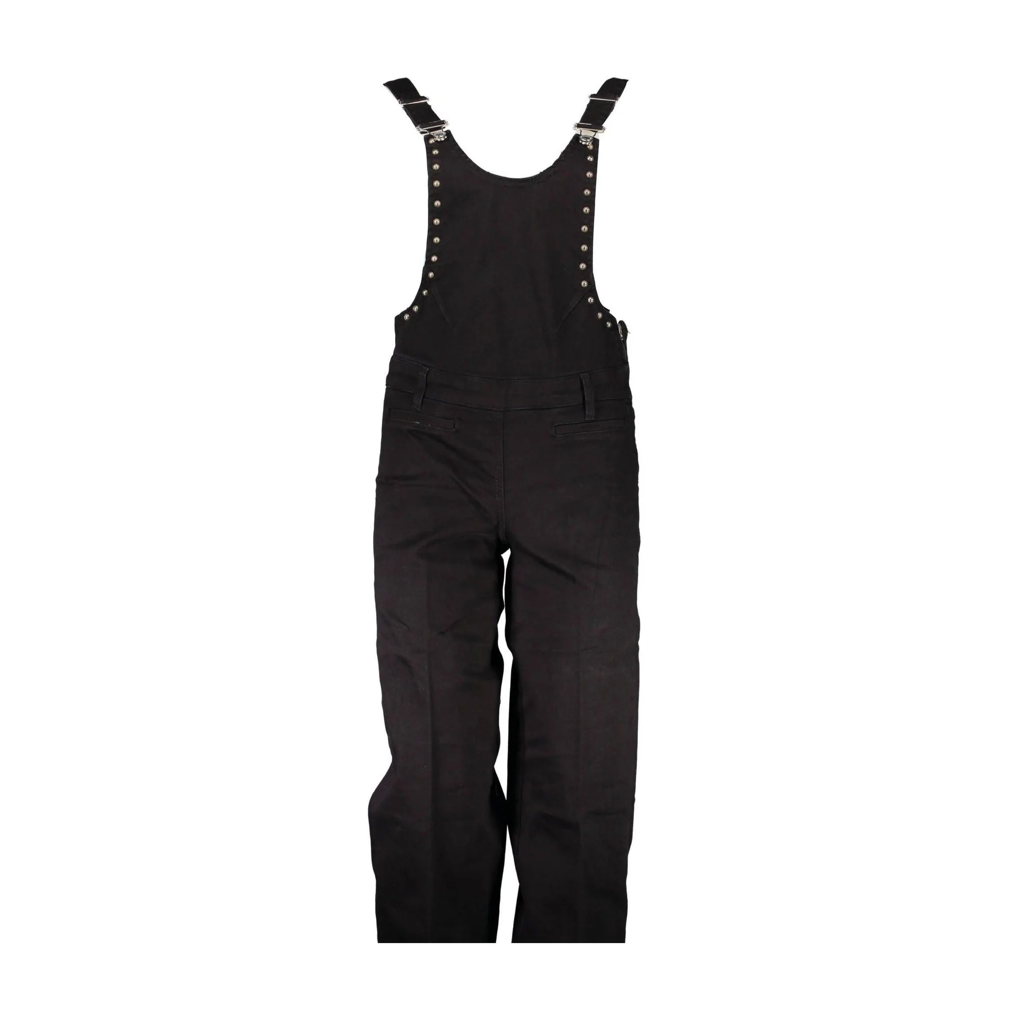 Guess Jeans Pantaloni a Salopette Donna Nero Zip Laterale - foto prodotto