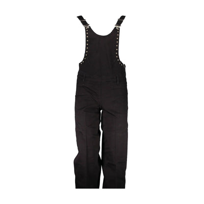 Guess Jeans Pantaloni a Salopette Donna Nero Zip Laterale - foto prodotto