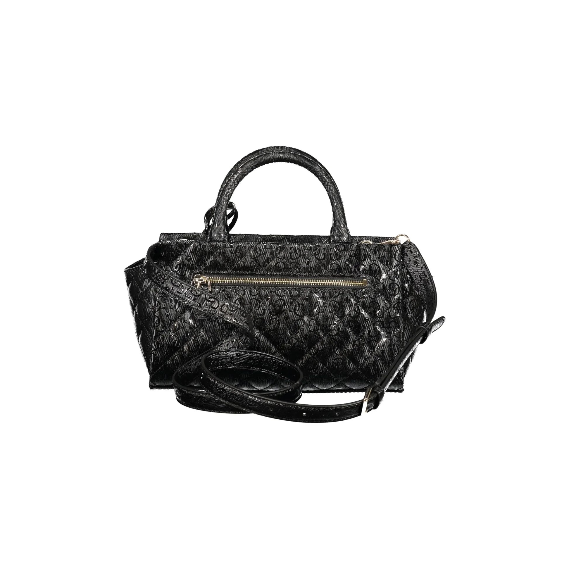 Guess Jeans Borsa a Tracolla Donna Nera Logo Borse nero - vista 2