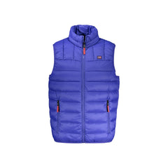 Norway 1963 Chaleco Hombre Azul con Bolsillos y Cremallera