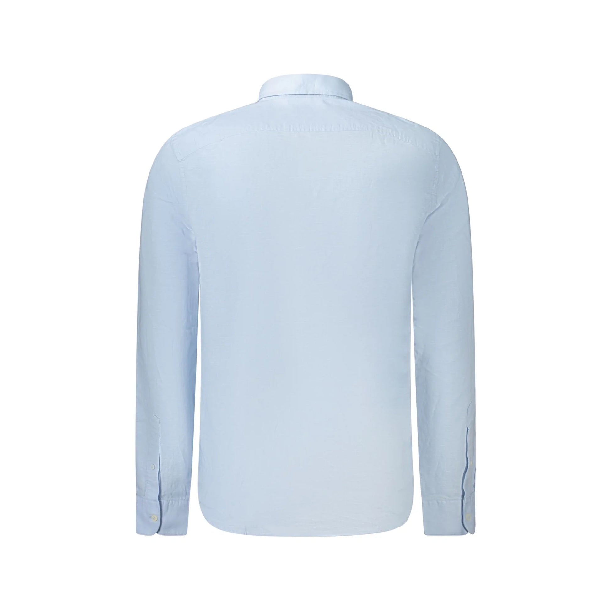 Timberland Camicia Maniche Lunghe Uomo Azzurra Ricamo Camicie azzurro - vista 2