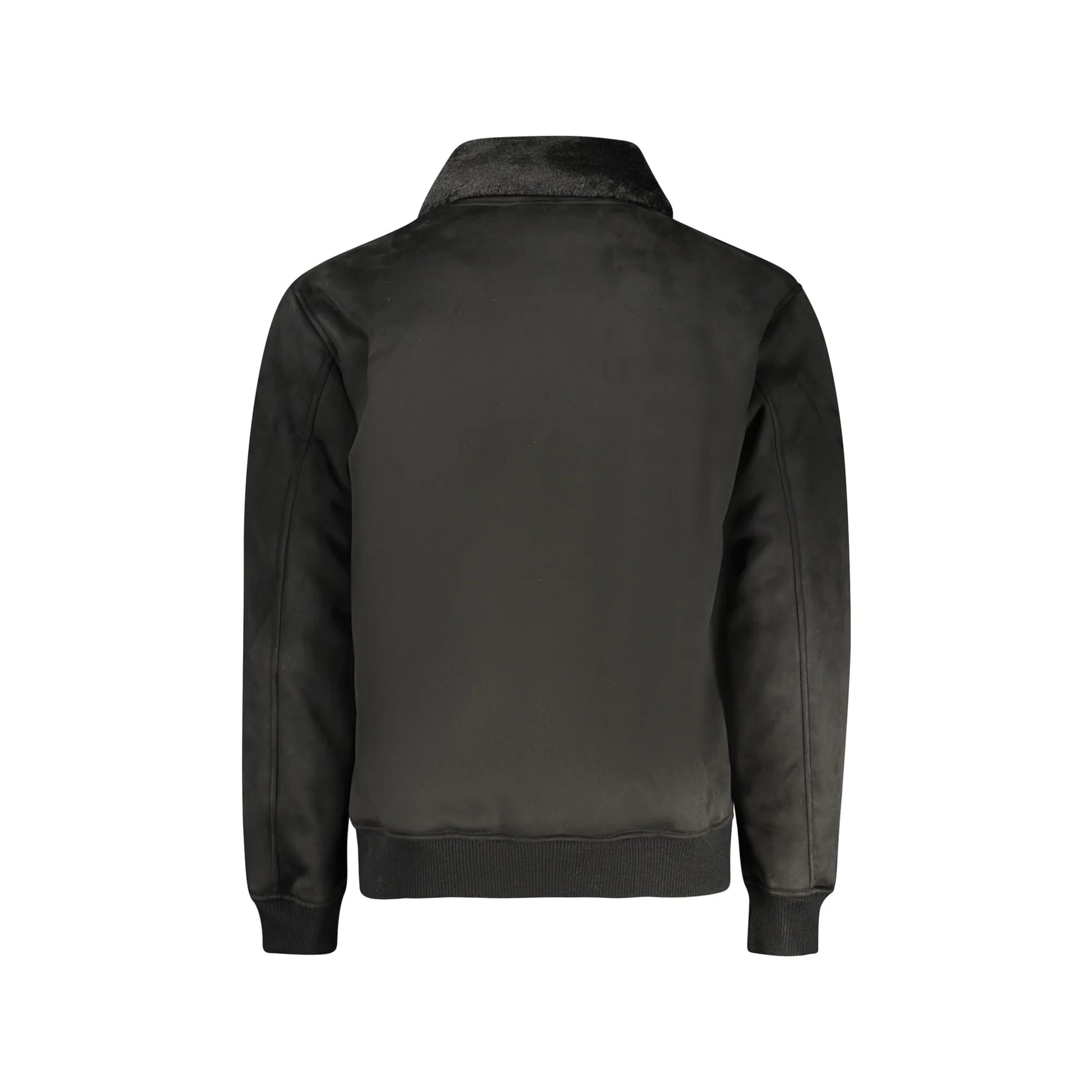 Guess Jeans Giubbotto Maniche Lunghe Uomo Neri Zip Logo Giubbotti e Giacche nero - vista 2