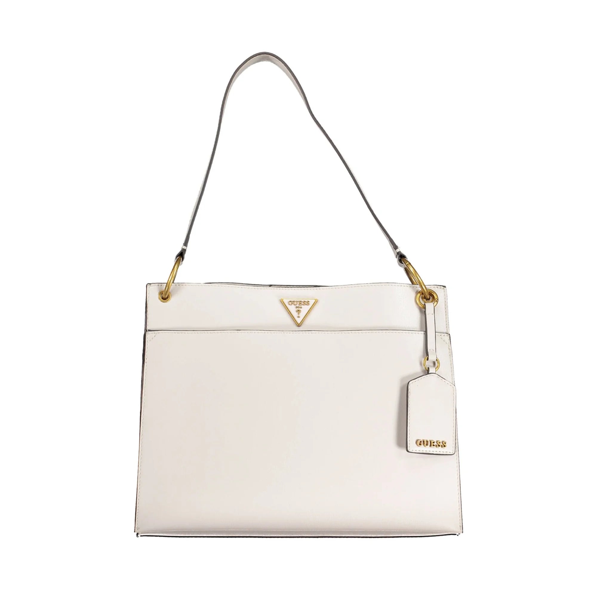 Guess Jeans Borsa a Spalla Donna Grigia Dettagli a Contrasto Borse Grigio - foto prodotto