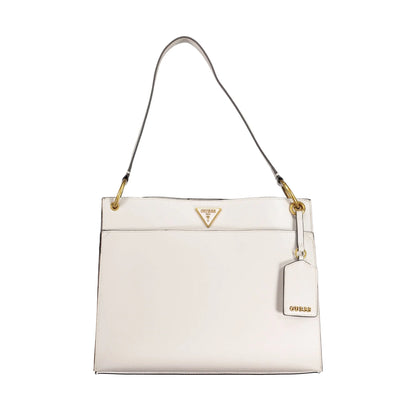 Guess Jeans Borsa a Spalla Donna Grigia Dettagli a Contrasto Borse Grigio - foto prodotto