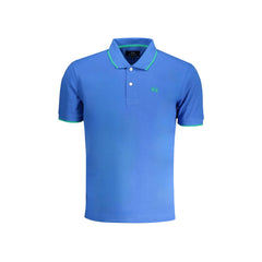 La Martina Polo Maniche Corte Uomo Blu Ricamo